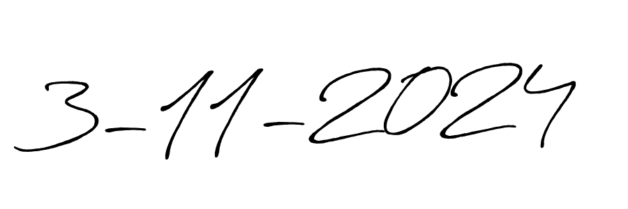 if you are searching for the best signature style for your name 3-11-2024. so please give up your signature search. here we have designed multiple signature styles  using Antro_Vectra_Bolder. 3-11-2024 signature style 7 images and pictures png