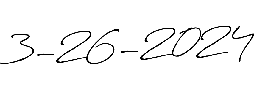 Also we have 3-26-2024 name is the best signature style. Create professional handwritten signature collection using Antro_Vectra_Bolder autograph style. 3-26-2024 signature style 7 images and pictures png