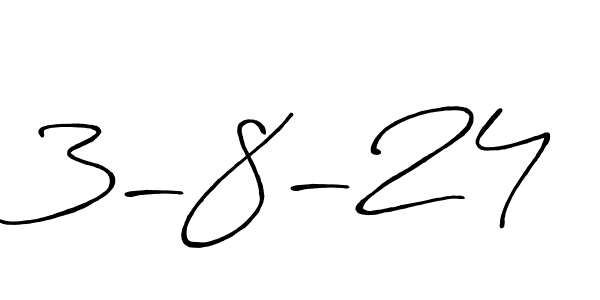 Use a signature maker to create a handwritten signature online. With this signature software, you can design (Antro_Vectra_Bolder) your own signature for name 3-8-24. 3-8-24 signature style 7 images and pictures png