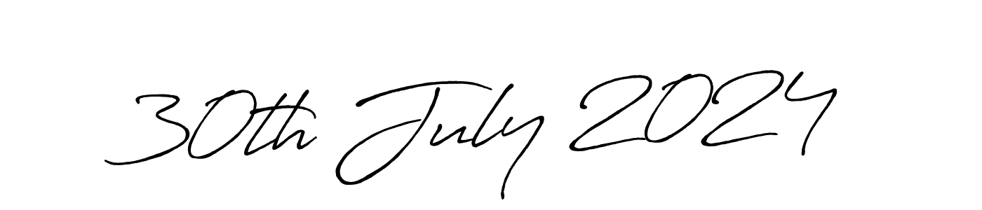 Make a beautiful signature design for name 30th July 2024. With this signature (Antro_Vectra_Bolder) style, you can create a handwritten signature for free. 30th July 2024 signature style 7 images and pictures png