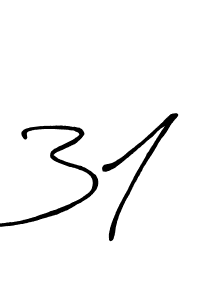 How to Draw 31 signature style? Antro_Vectra_Bolder is a latest design signature styles for name 31. 31 signature style 7 images and pictures png