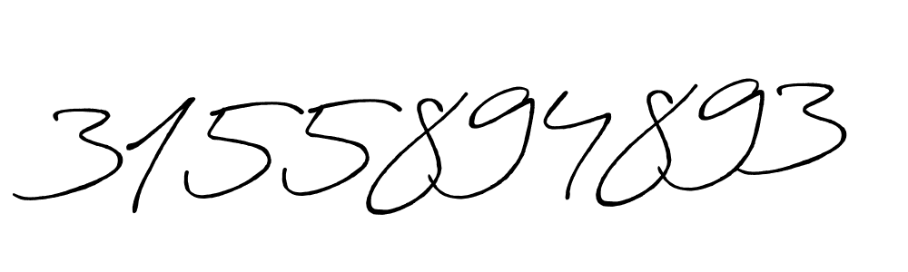 Create a beautiful signature design for name 3155894893. With this signature (Antro_Vectra_Bolder) fonts, you can make a handwritten signature for free. 3155894893 signature style 7 images and pictures png