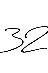 The best way (Antro_Vectra_Bolder) to make a short signature is to pick only two or three words in your name. The name 32 include a total of six letters. For converting this name. 32 signature style 7 images and pictures png