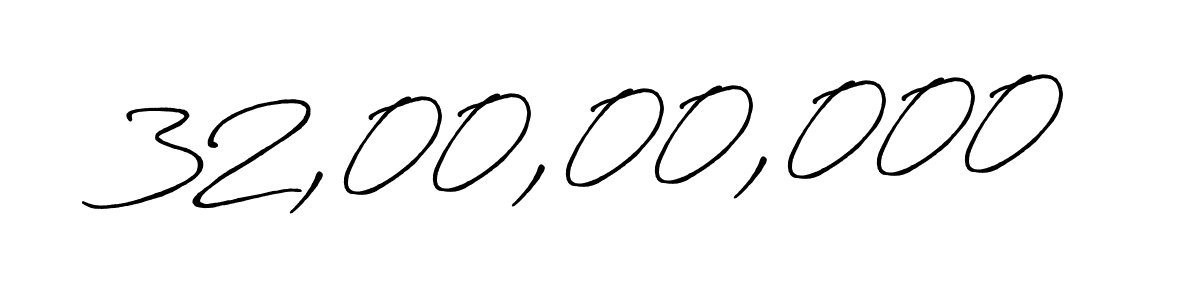 How to Draw 32,00,00,000 signature style? Antro_Vectra_Bolder is a latest design signature styles for name 32,00,00,000. 32,00,00,000 signature style 7 images and pictures png