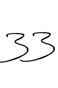 How to Draw 33 signature style? Antro_Vectra_Bolder is a latest design signature styles for name 33. 33 signature style 7 images and pictures png