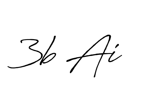 if you are searching for the best signature style for your name 3b Ai. so please give up your signature search. here we have designed multiple signature styles  using Antro_Vectra_Bolder. 3b Ai signature style 7 images and pictures png