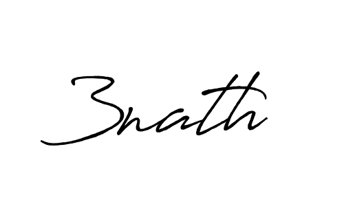 Make a beautiful signature design for name 3nath. With this signature (Antro_Vectra_Bolder) style, you can create a handwritten signature for free. 3nath signature style 7 images and pictures png