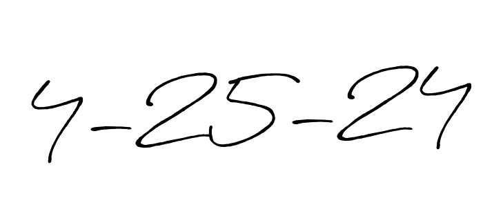 How to make 4-25-24 signature? Antro_Vectra_Bolder is a professional autograph style. Create handwritten signature for 4-25-24 name. 4-25-24 signature style 7 images and pictures png