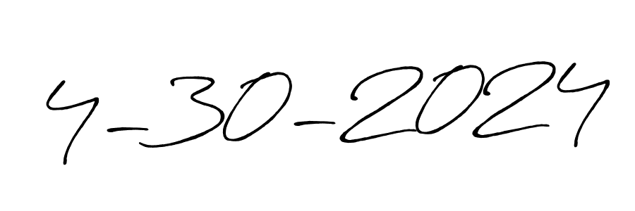 Create a beautiful signature design for name 4-30-2024. With this signature (Antro_Vectra_Bolder) fonts, you can make a handwritten signature for free. 4-30-2024 signature style 7 images and pictures png