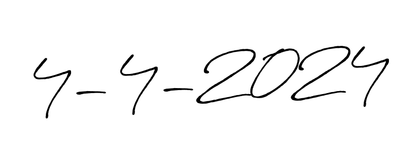 Create a beautiful signature design for name 4-4-2024. With this signature (Antro_Vectra_Bolder) fonts, you can make a handwritten signature for free. 4-4-2024 signature style 7 images and pictures png