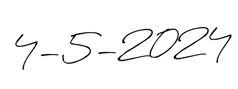 Design your own signature with our free online signature maker. With this signature software, you can create a handwritten (Antro_Vectra_Bolder) signature for name 4-5-2024. 4-5-2024 signature style 7 images and pictures png