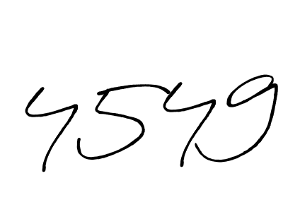 Design your own signature with our free online signature maker. With this signature software, you can create a handwritten (Antro_Vectra_Bolder) signature for name 4549. 4549 signature style 7 images and pictures png