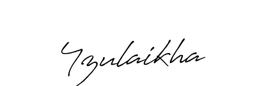 How to make 4zulaikha name signature. Use Antro_Vectra_Bolder style for creating short signs online. This is the latest handwritten sign. 4zulaikha signature style 7 images and pictures png