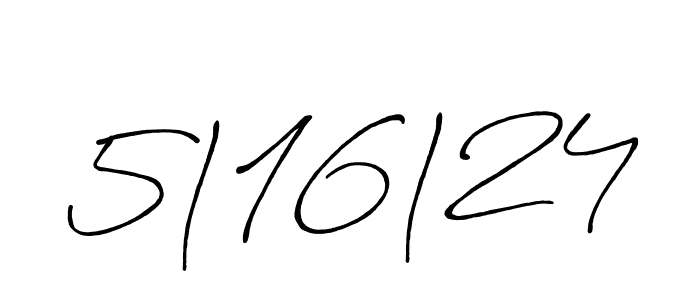 Also we have 5|16|24 name is the best signature style. Create professional handwritten signature collection using Antro_Vectra_Bolder autograph style. 5|16|24 signature style 7 images and pictures png