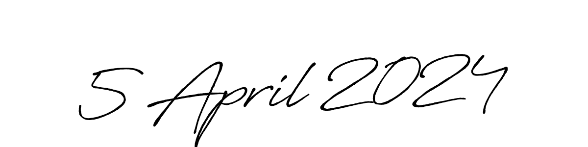 5 April 2024 stylish signature style. Best Handwritten Sign (Antro_Vectra_Bolder) for my name. Handwritten Signature Collection Ideas for my name 5 April 2024. 5 April 2024 signature style 7 images and pictures png