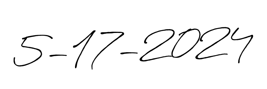 How to make 5-17-2024 name signature. Use Antro_Vectra_Bolder style for creating short signs online. This is the latest handwritten sign. 5-17-2024 signature style 7 images and pictures png