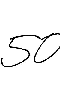 How to Draw 50 signature style? Antro_Vectra_Bolder is a latest design signature styles for name 50. 50 signature style 7 images and pictures png