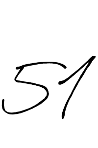 Also we have 51 name is the best signature style. Create professional handwritten signature collection using Antro_Vectra_Bolder autograph style. 51 signature style 7 images and pictures png