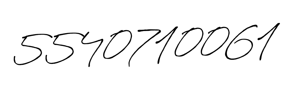 Make a beautiful signature design for name 5540710061. Use this online signature maker to create a handwritten signature for free. 5540710061 signature style 7 images and pictures png