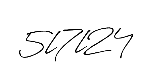 How to make 5l7l24 signature? Antro_Vectra_Bolder is a professional autograph style. Create handwritten signature for 5l7l24 name. 5l7l24 signature style 7 images and pictures png