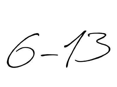 How to Draw 6-13 signature style? Antro_Vectra_Bolder is a latest design signature styles for name 6-13. 6-13 signature style 7 images and pictures png