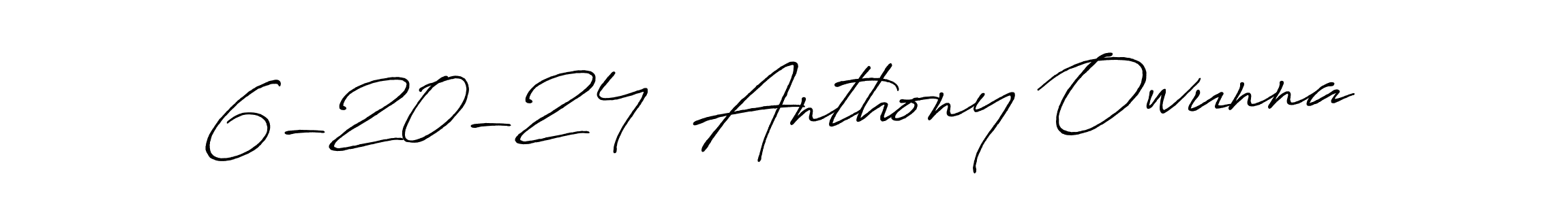 6-20-24  Anthony Owunna stylish signature style. Best Handwritten Sign (Antro_Vectra_Bolder) for my name. Handwritten Signature Collection Ideas for my name 6-20-24  Anthony Owunna. 6-20-24  Anthony Owunna signature style 7 images and pictures png