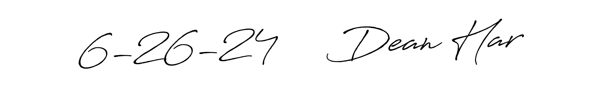 Here are the top 10 professional signature styles for the name 6-26-24     Dean Har. These are the best autograph styles you can use for your name. 6-26-24     Dean Har signature style 7 images and pictures png