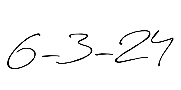 How to make 6-3-24 signature? Antro_Vectra_Bolder is a professional autograph style. Create handwritten signature for 6-3-24 name. 6-3-24 signature style 7 images and pictures png