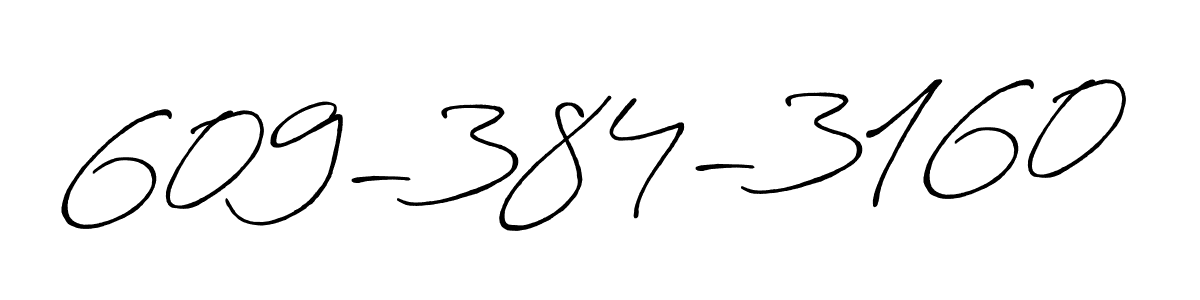 The best way (Antro_Vectra_Bolder) to make a short signature is to pick only two or three words in your name. The name 609-384-3160 include a total of six letters. For converting this name. 609-384-3160 signature style 7 images and pictures png