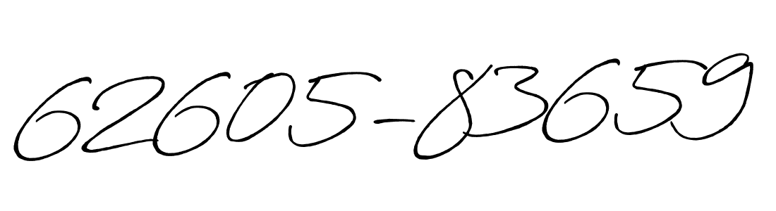 Use a signature maker to create a handwritten signature online. With this signature software, you can design (Antro_Vectra_Bolder) your own signature for name 62605-83659. 62605-83659 signature style 7 images and pictures png