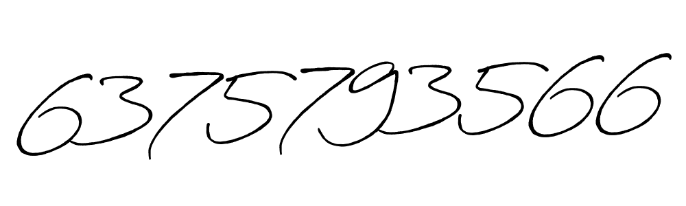 The best way (Antro_Vectra_Bolder) to make a short signature is to pick only two or three words in your name. The name 6375793566 include a total of six letters. For converting this name. 6375793566 signature style 7 images and pictures png