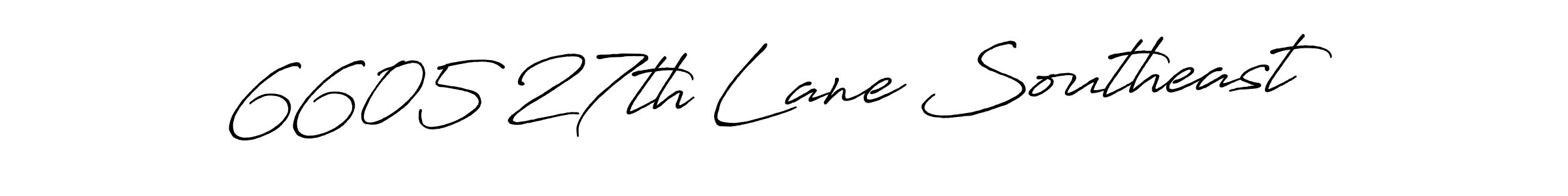 Use a signature maker to create a handwritten signature online. With this signature software, you can design (Antro_Vectra_Bolder) your own signature for name 6605 27th Lane Southeast. 6605 27th Lane Southeast signature style 7 images and pictures png