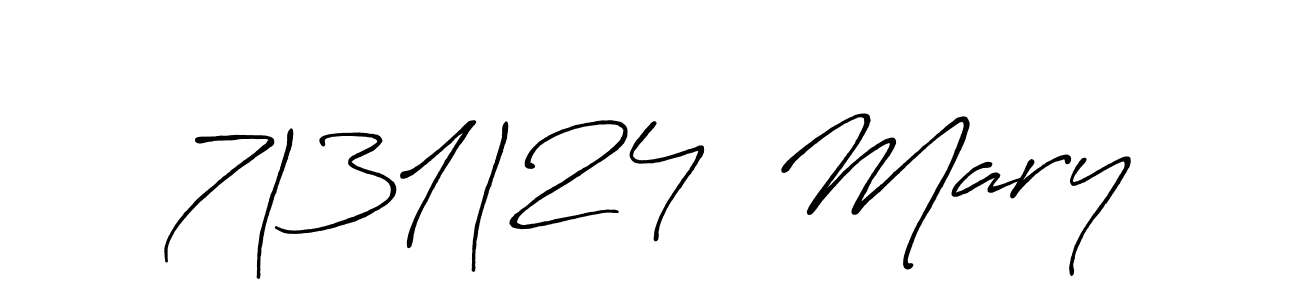 How to make 7|31|24  Mary signature? Antro_Vectra_Bolder is a professional autograph style. Create handwritten signature for 7|31|24  Mary name. 7|31|24  Mary signature style 7 images and pictures png