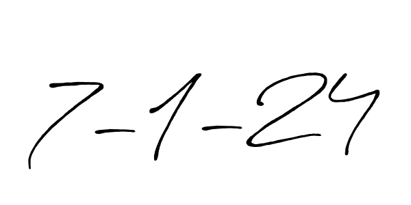 Once you've used our free online signature maker to create your best signature Antro_Vectra_Bolder style, it's time to enjoy all of the benefits that 7-1-24 name signing documents. 7-1-24 signature style 7 images and pictures png