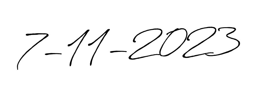 It looks lik you need a new signature style for name 7-11-2023. Design unique handwritten (Antro_Vectra_Bolder) signature with our free signature maker in just a few clicks. 7-11-2023 signature style 7 images and pictures png