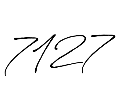 Antro_Vectra_Bolder is a professional signature style that is perfect for those who want to add a touch of class to their signature. It is also a great choice for those who want to make their signature more unique. Get 7127 name to fancy signature for free. 7127 signature style 7 images and pictures png