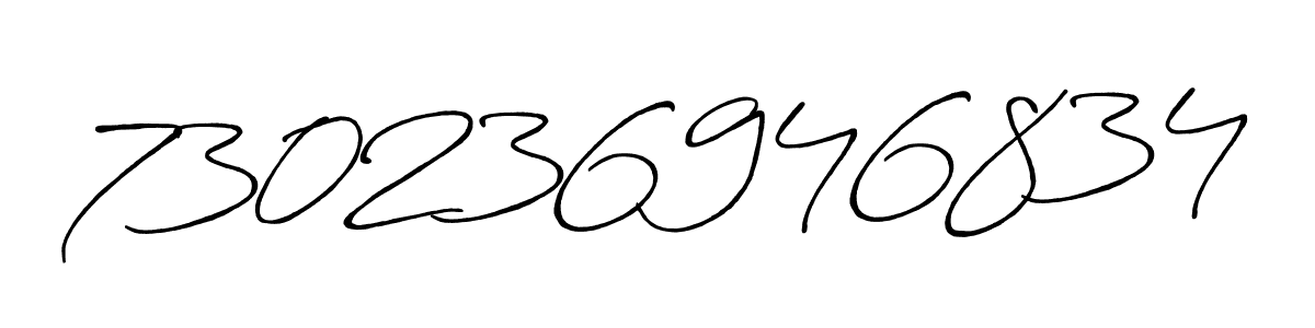The best way (Antro_Vectra_Bolder) to make a short signature is to pick only two or three words in your name. The name 730236946834 include a total of six letters. For converting this name. 730236946834 signature style 7 images and pictures png