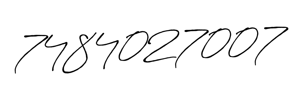 You can use this online signature creator to create a handwritten signature for the name 7484027007. This is the best online autograph maker. 7484027007 signature style 7 images and pictures png