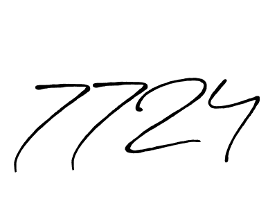 7724 stylish signature style. Best Handwritten Sign (Antro_Vectra_Bolder) for my name. Handwritten Signature Collection Ideas for my name 7724. 7724 signature style 7 images and pictures png