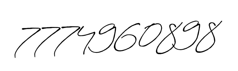 You can use this online signature creator to create a handwritten signature for the name 7774960898. This is the best online autograph maker. 7774960898 signature style 7 images and pictures png