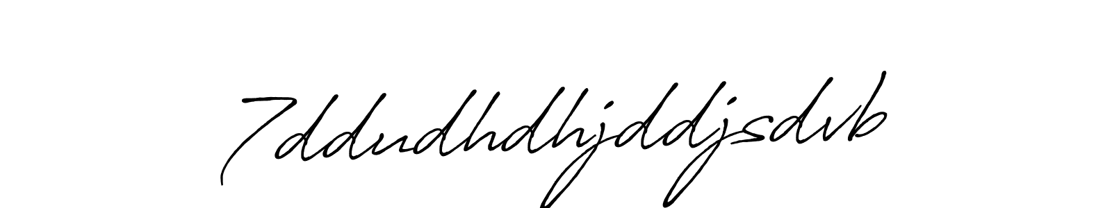 Create a beautiful signature design for name 7ddudhdhjddjsdvb. With this signature (Antro_Vectra_Bolder) fonts, you can make a handwritten signature for free. 7ddudhdhjddjsdvb signature style 7 images and pictures png