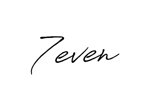 Make a beautiful signature design for name 7even. With this signature (Antro_Vectra_Bolder) style, you can create a handwritten signature for free. 7even signature style 7 images and pictures png