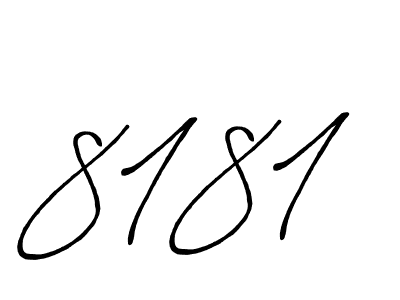 How to Draw 8181 signature style? Antro_Vectra_Bolder is a latest design signature styles for name 8181. 8181 signature style 7 images and pictures png