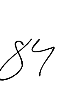 How to make 84 signature? Antro_Vectra_Bolder is a professional autograph style. Create handwritten signature for 84 name. 84 signature style 7 images and pictures png