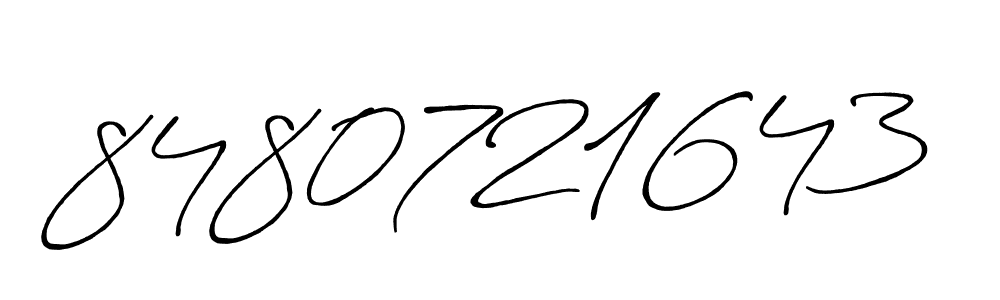 It looks lik you need a new signature style for name 8480721643. Design unique handwritten (Antro_Vectra_Bolder) signature with our free signature maker in just a few clicks. 8480721643 signature style 7 images and pictures png