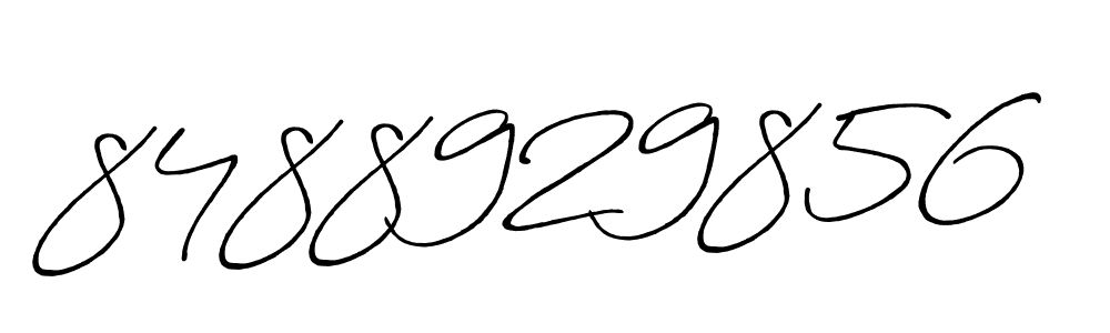 Create a beautiful signature design for name 8488929856. With this signature (Antro_Vectra_Bolder) fonts, you can make a handwritten signature for free. 8488929856 signature style 7 images and pictures png