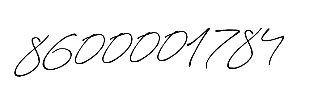 Design your own signature with our free online signature maker. With this signature software, you can create a handwritten (Antro_Vectra_Bolder) signature for name 8600001784. 8600001784 signature style 7 images and pictures png