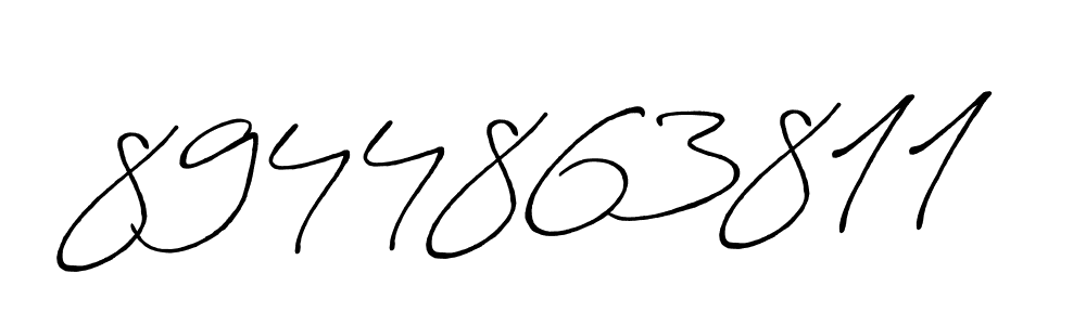 Make a beautiful signature design for name 8944863811. With this signature (Antro_Vectra_Bolder) style, you can create a handwritten signature for free. 8944863811 signature style 7 images and pictures png