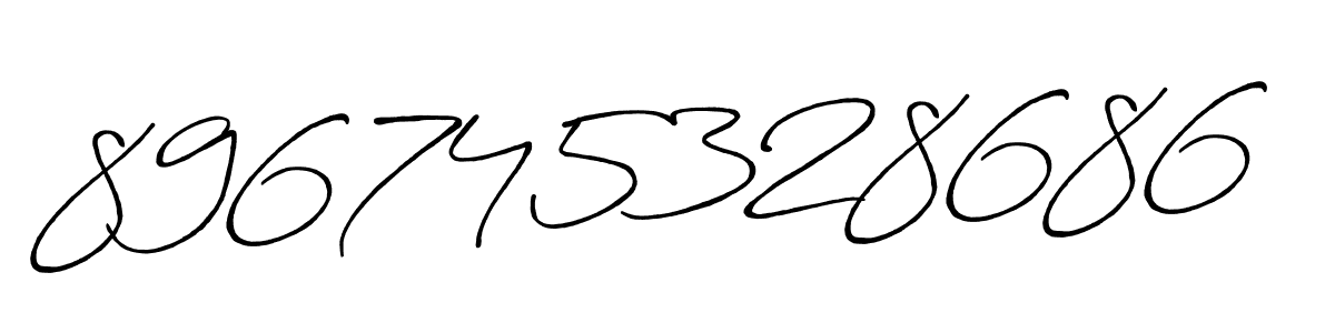 Similarly Antro_Vectra_Bolder is the best handwritten signature design. Signature creator online .You can use it as an online autograph creator for name 896745328686. 896745328686 signature style 7 images and pictures png