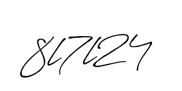 Design your own signature with our free online signature maker. With this signature software, you can create a handwritten (Antro_Vectra_Bolder) signature for name 8l7l24. 8l7l24 signature style 7 images and pictures png